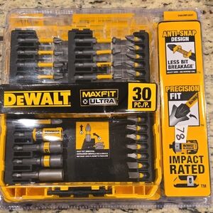 Brand new DEWALT MaxFit Ultra 30-piece impact-rated driver bit set, factory seal